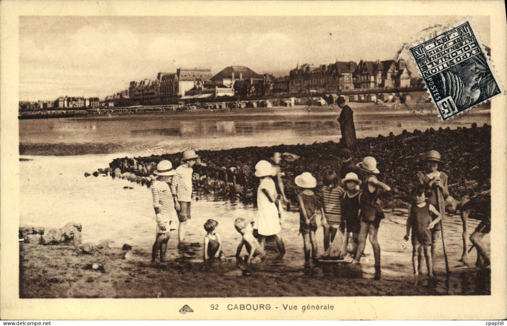 CPA Cabourg Vue generale