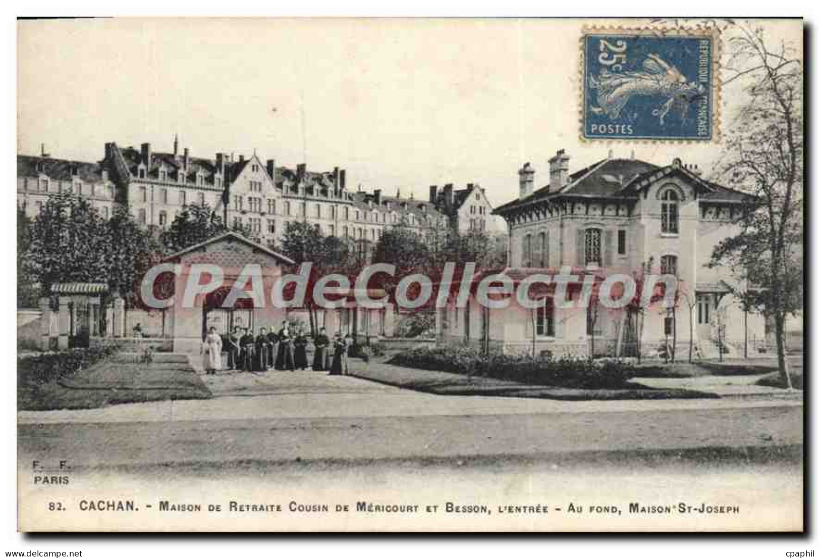 CPA Cachan Maison De Retrate Cousin De Mericourt et Besson