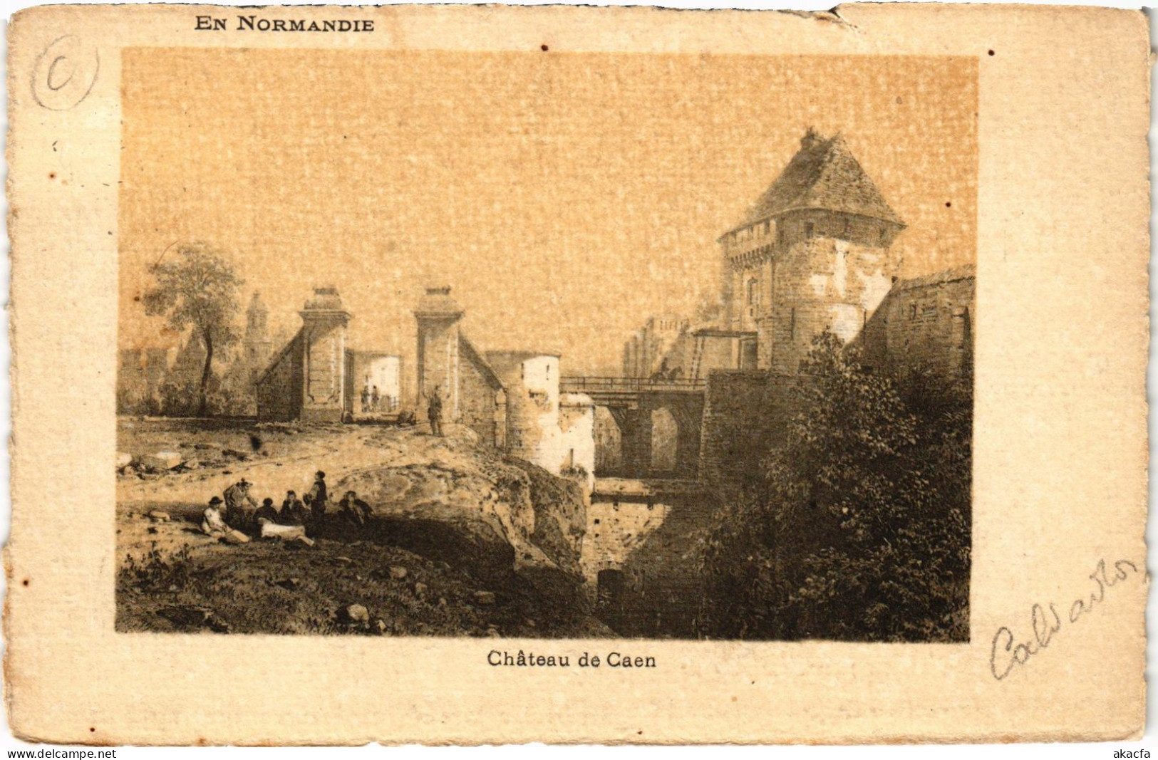 CPA CAEN - Chateau de CAEN (383246)