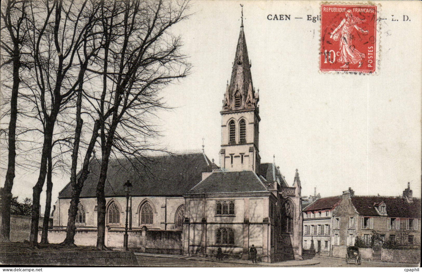 CPA Caen Eglise