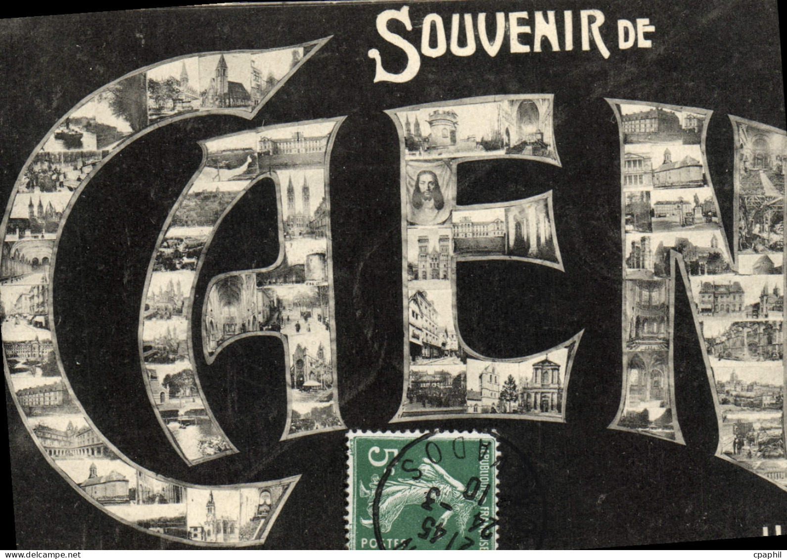 CPA Caen Souvenir