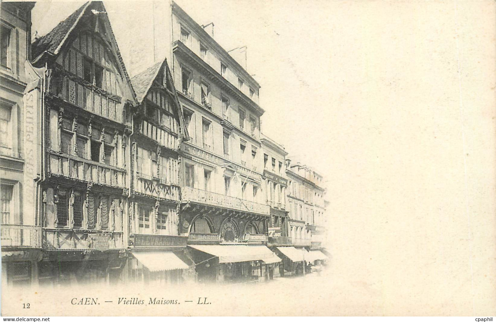 CPA Caen Vieilles Maisons