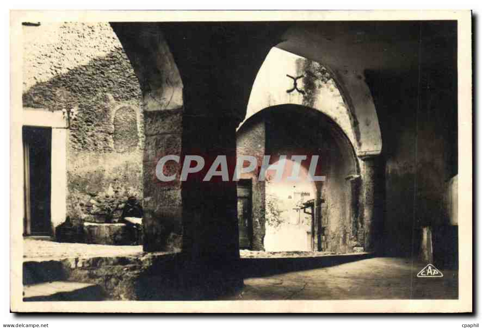 CPA Cagnes Sur Mer Vieux Portail de l'Eglise