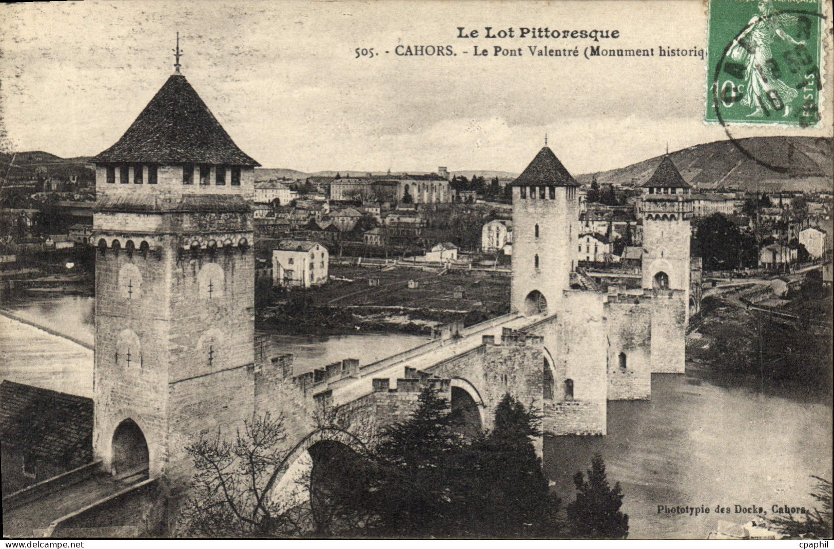 CPA Cahors Le Pont Valentre