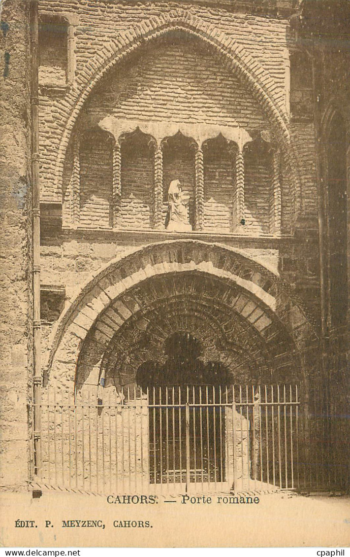CPA Cahors Porte romane