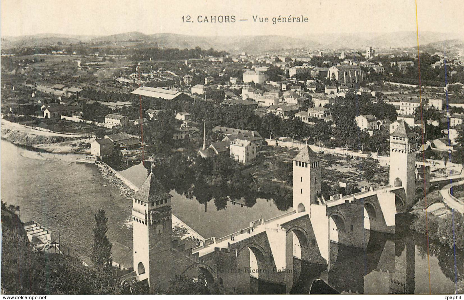 CPA Cahors Vue Generale