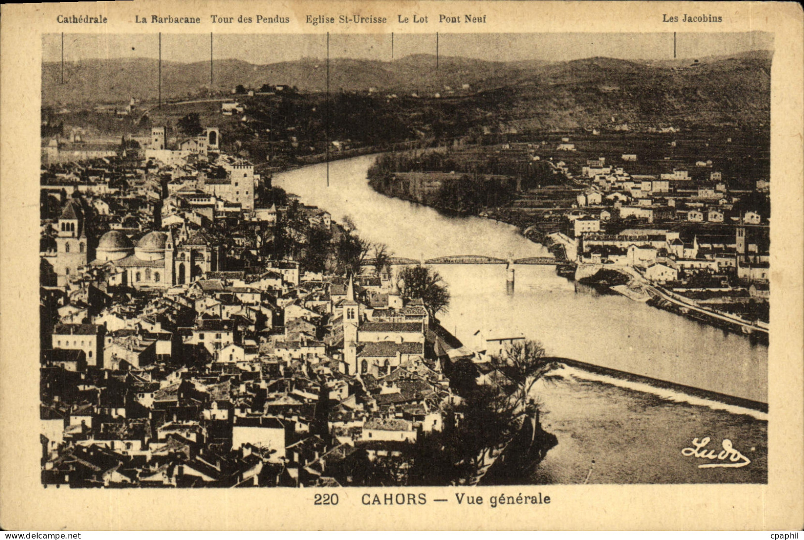 CPA Cahors Vue Generale