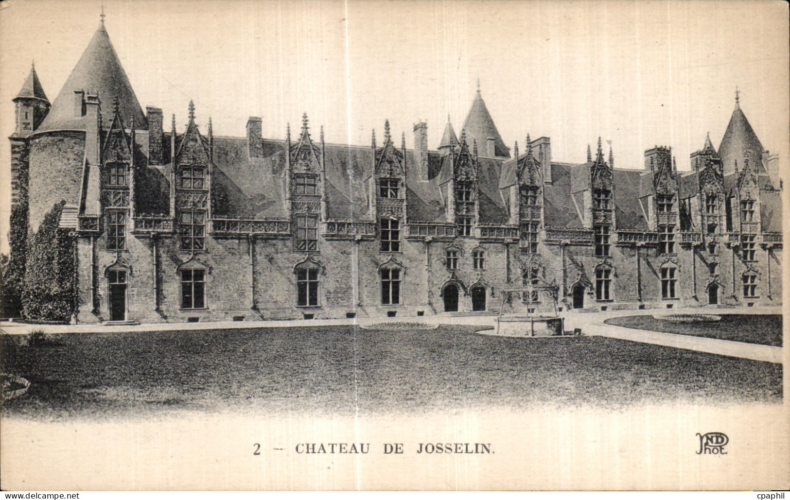 CPA Cahteau De Josselin