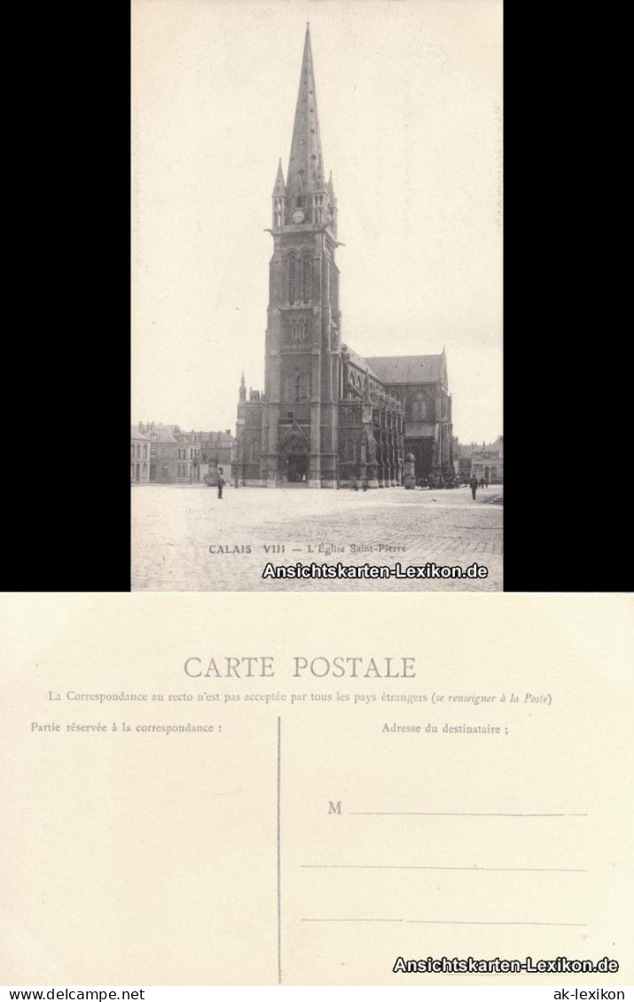 CPA Calais Kirche Saint Pierre (L'Eglise Saint Pierre) 1912