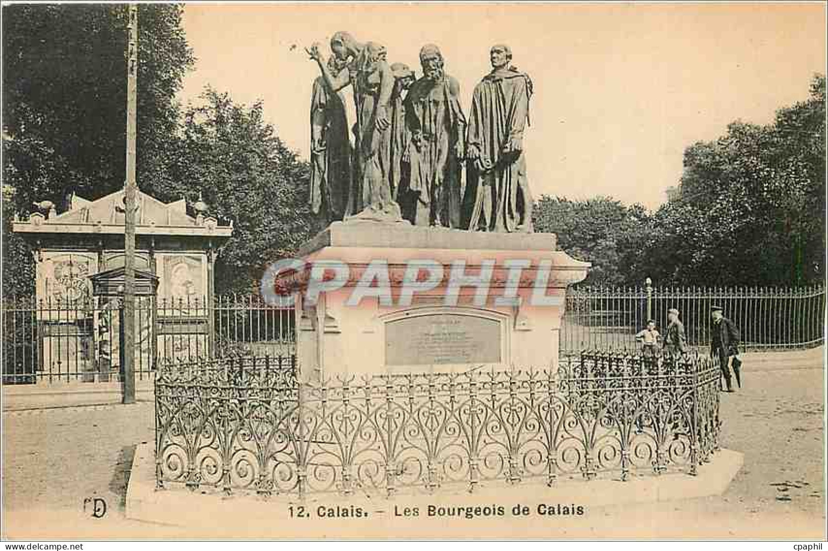 CPA Calais Les Bourgeois de Calais