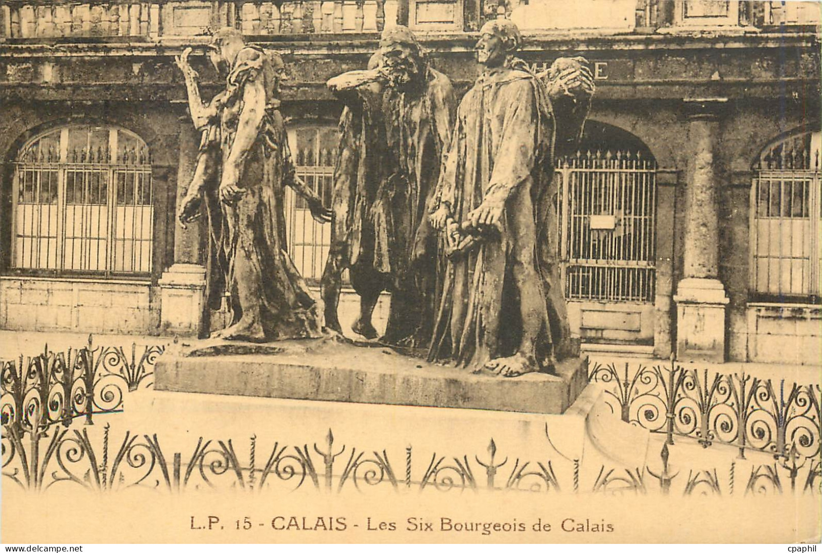 CPA CALAIS - Les Six Bourgeois de Calais