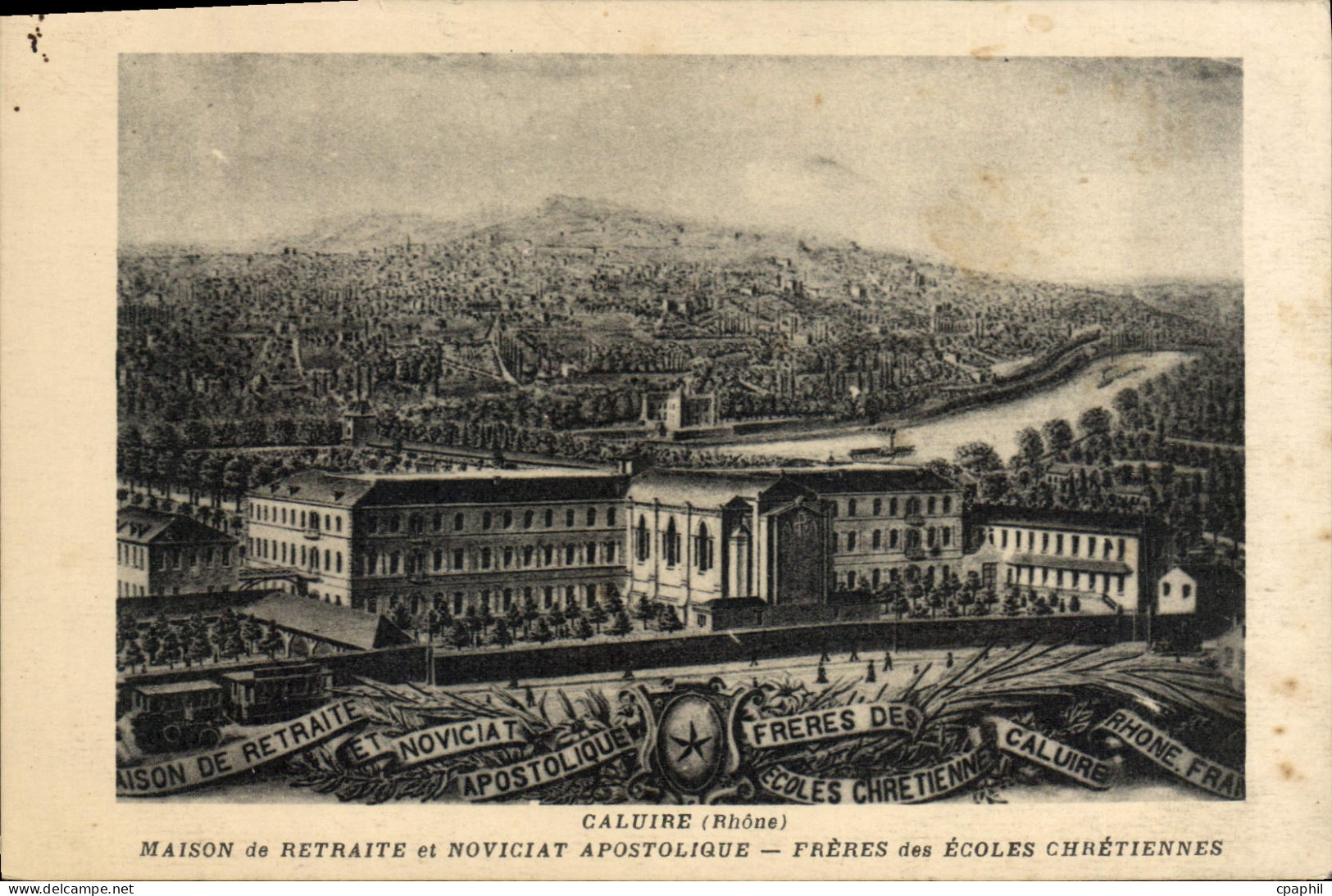 CPA Caluire Rhone Maison de Retraire et Noviciat Apostolique