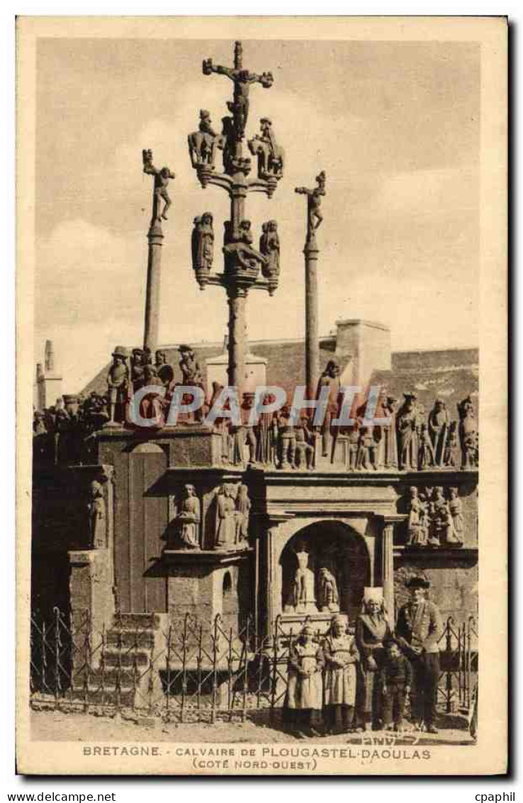 CPA Calvaire De Plougastel Daoulas