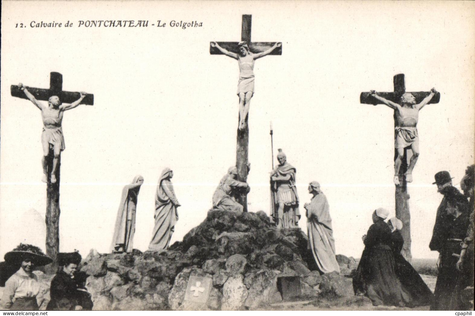 CPA Calvaire de Pontchateau Le Golgotha