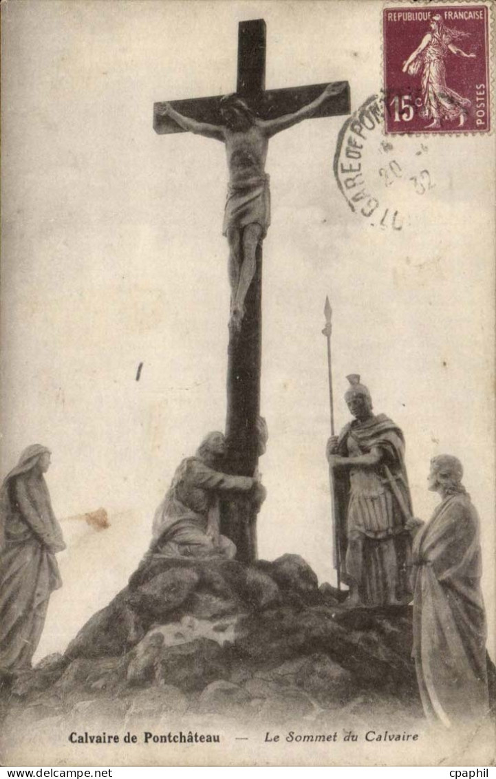 CPA Calvaire de Pontchateau Le sommet du calvaire