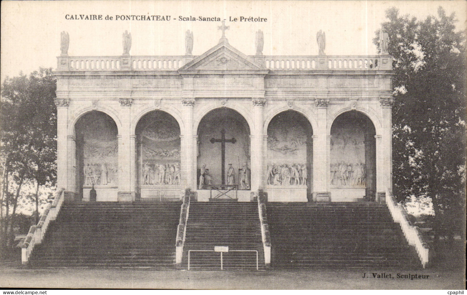 CPA Calvaire de Pontchateau Scala Sancta Le Pretoire