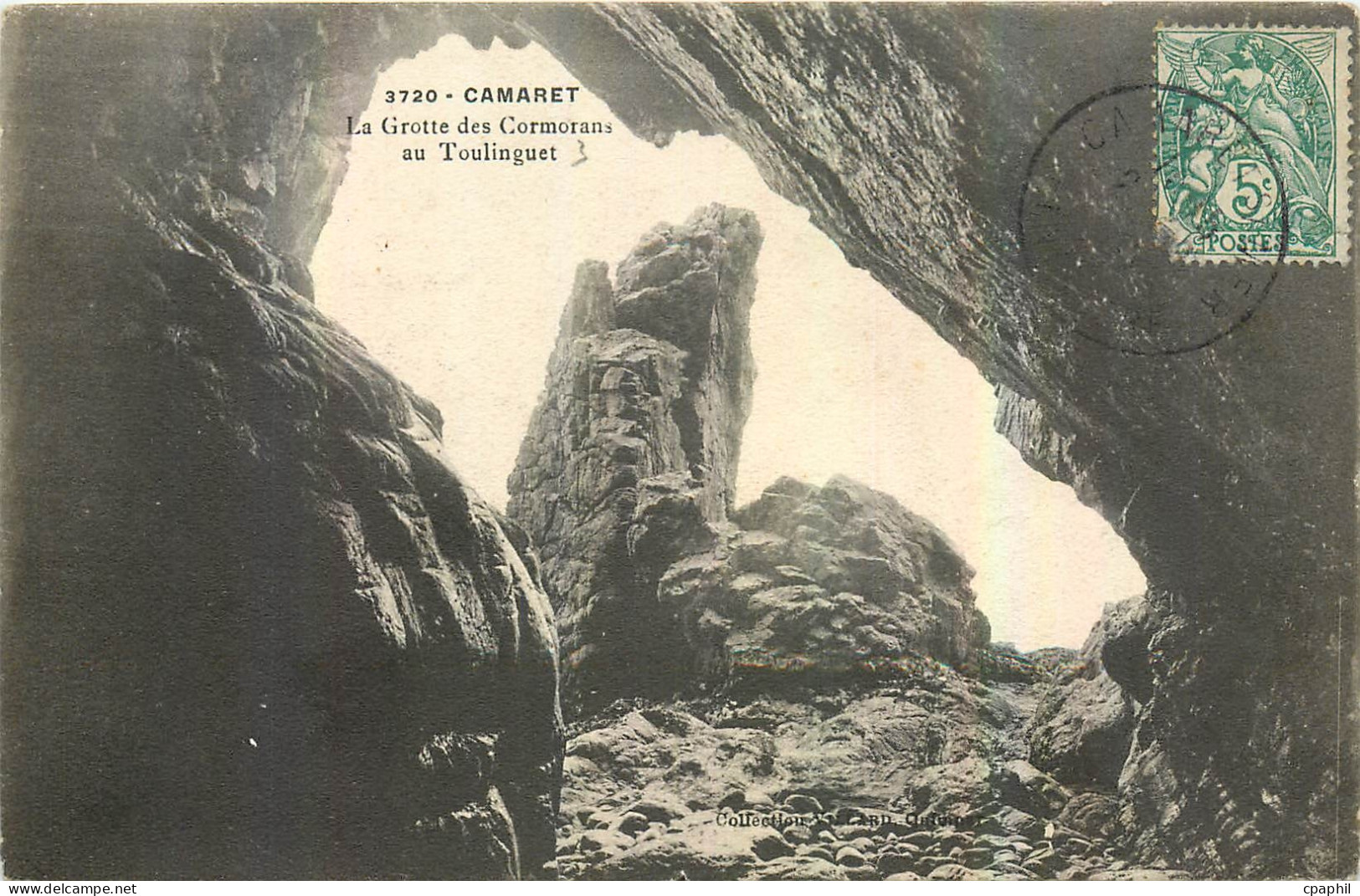 CPA Camaret La Grotte des Cormorans au Toulinguet