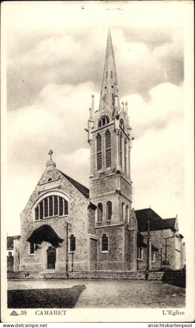 CPA Camaret sur Aigues Vaucluse, Kirche