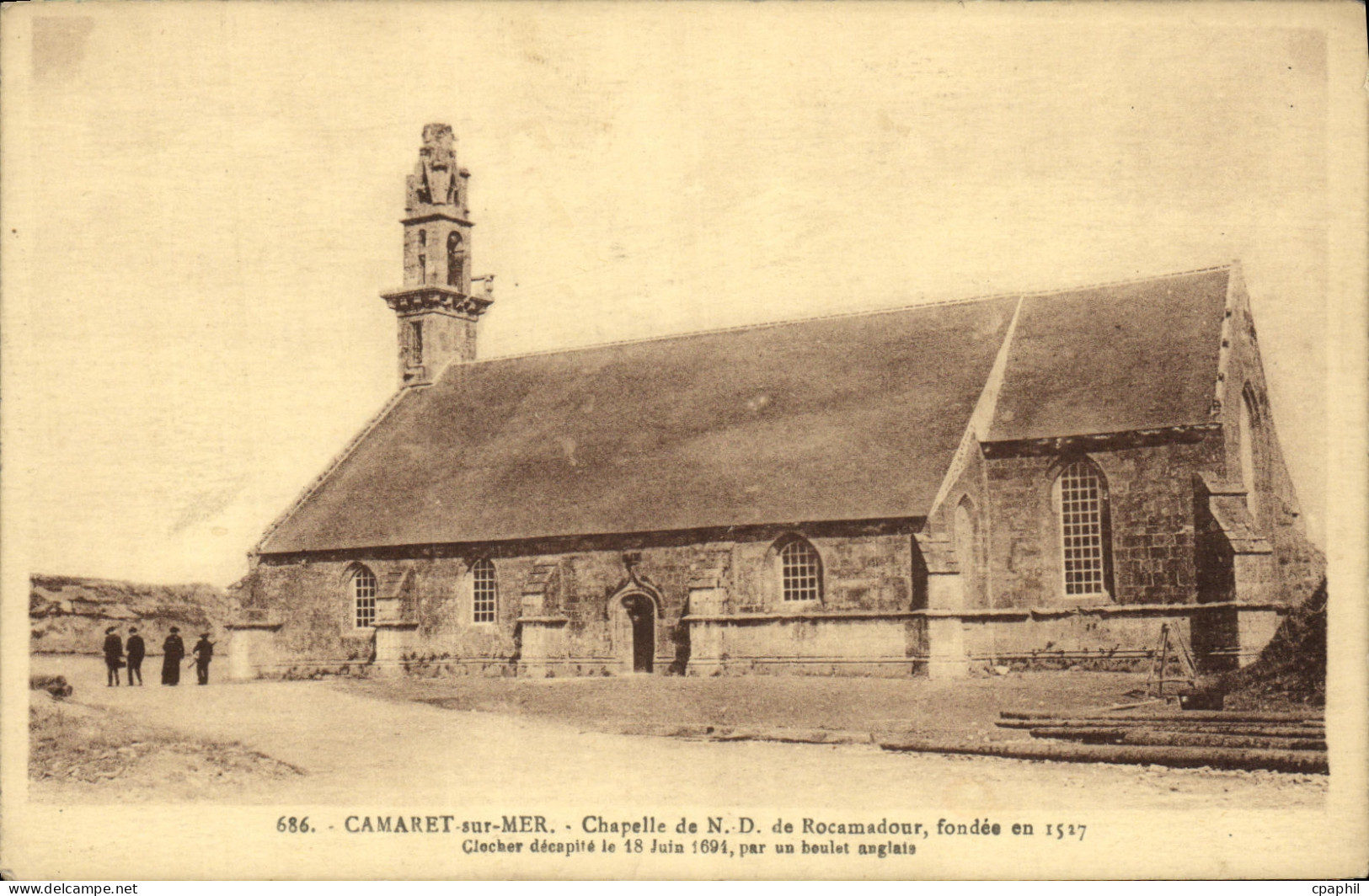 CPA Camaret sur Mer Chapelle de ND de Rocamadonr