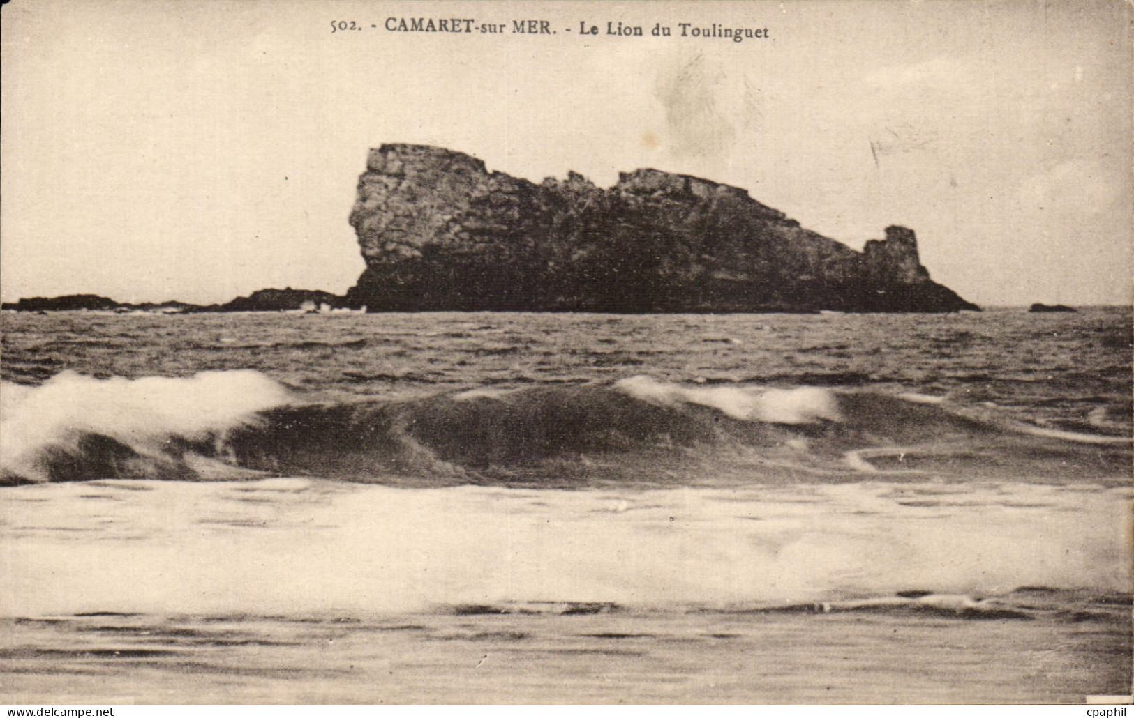 CPA Camaret sur Mer Le Lion du Toulinguet