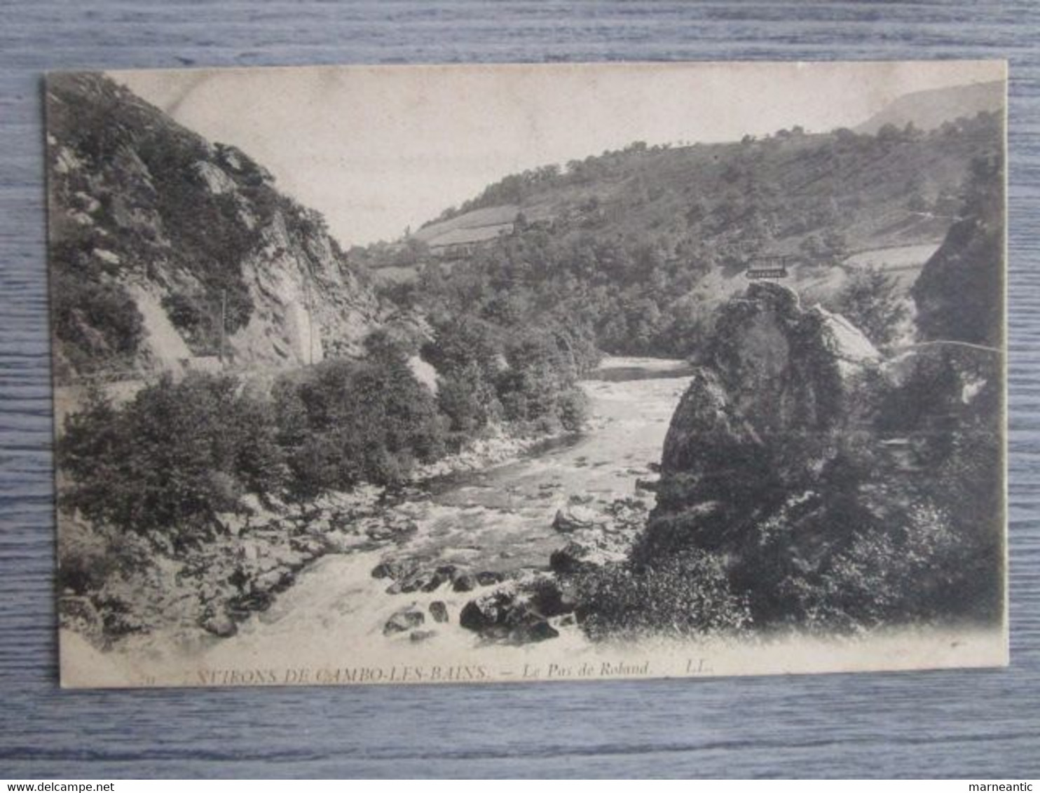 cpa Cambo les bains(64) le pas de Roland