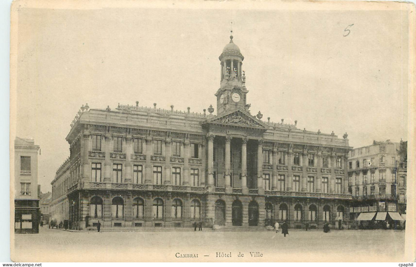 CPA Cambrai l'Hotel de Ville