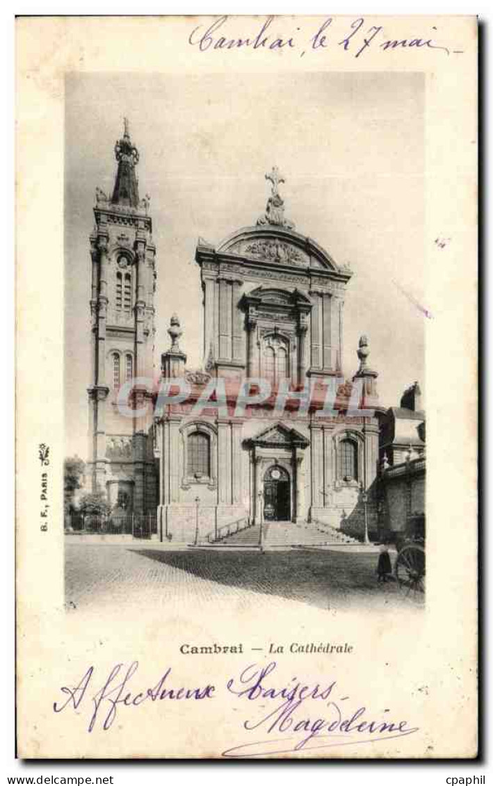 CPA Cambrai La Cathedrale
