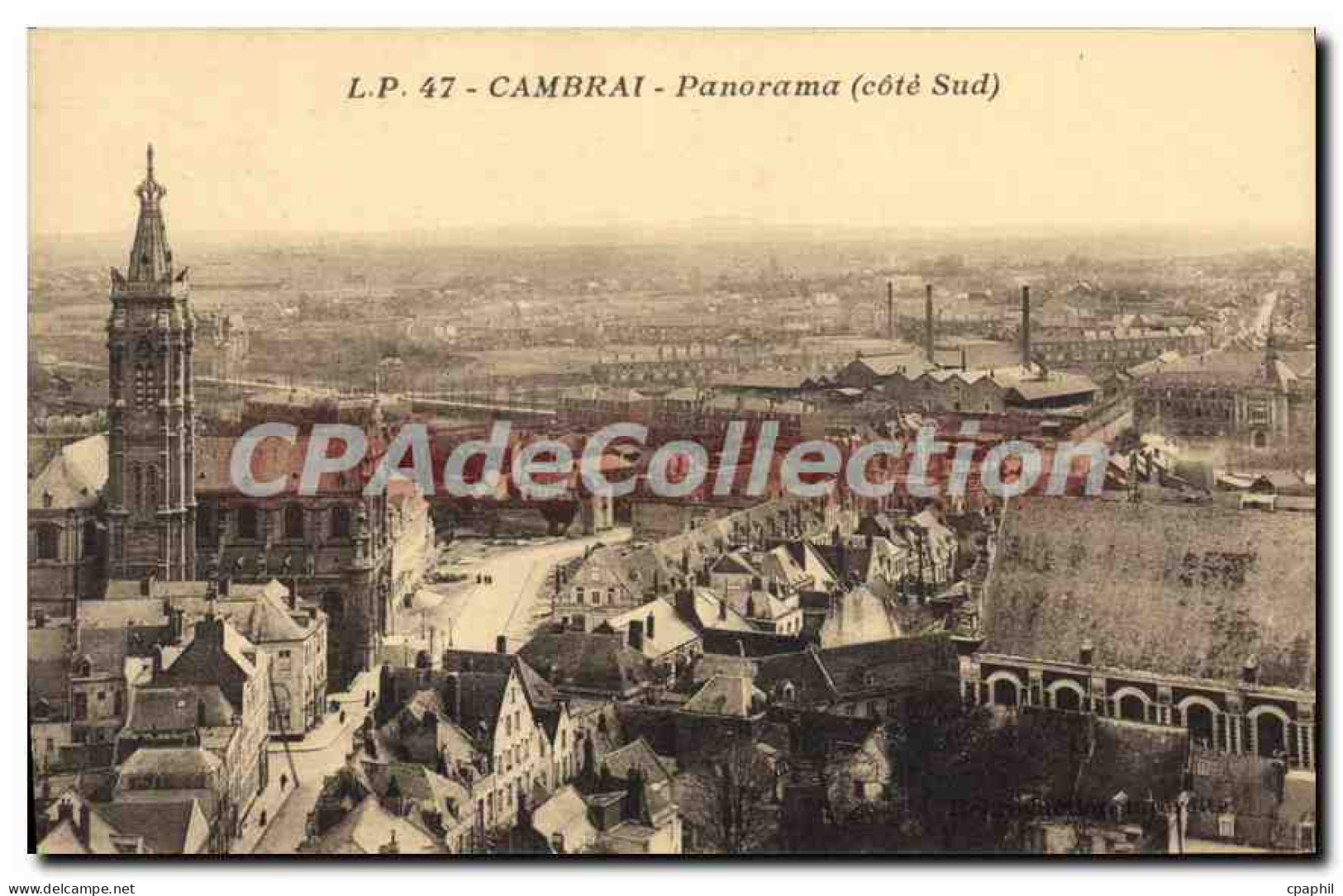 CPA Cambrai Panorama