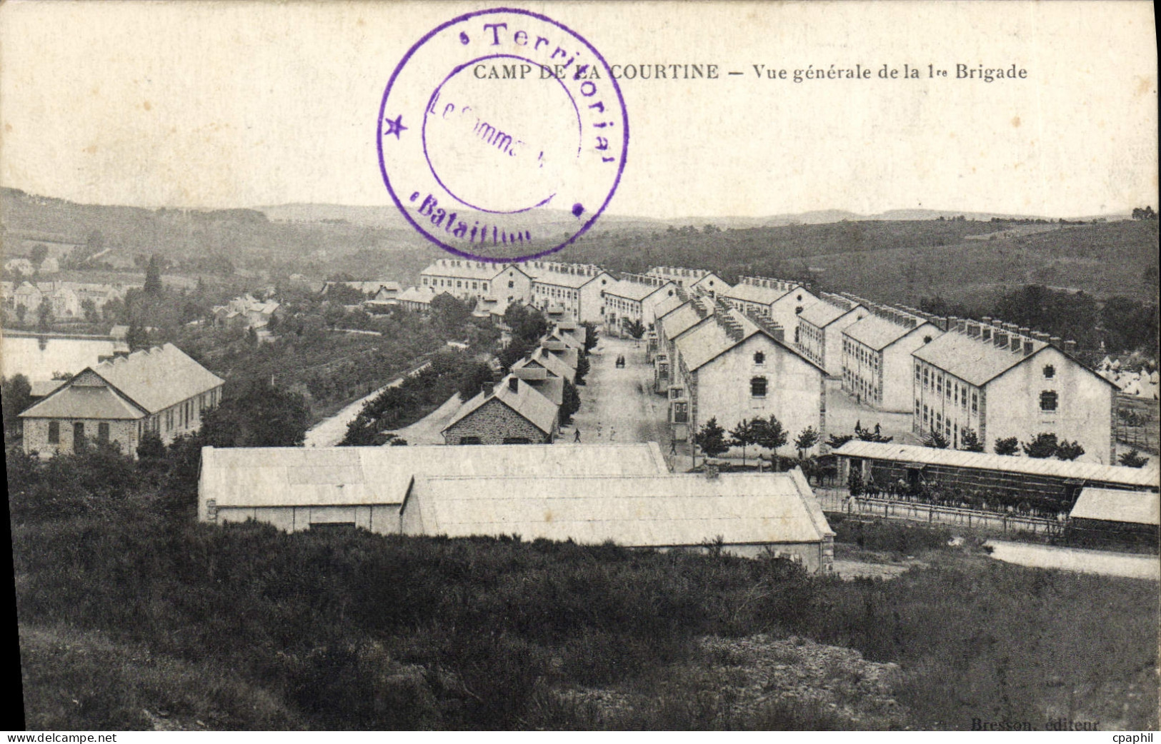 CPA CAMP de LA COURTINE 1ère brigade