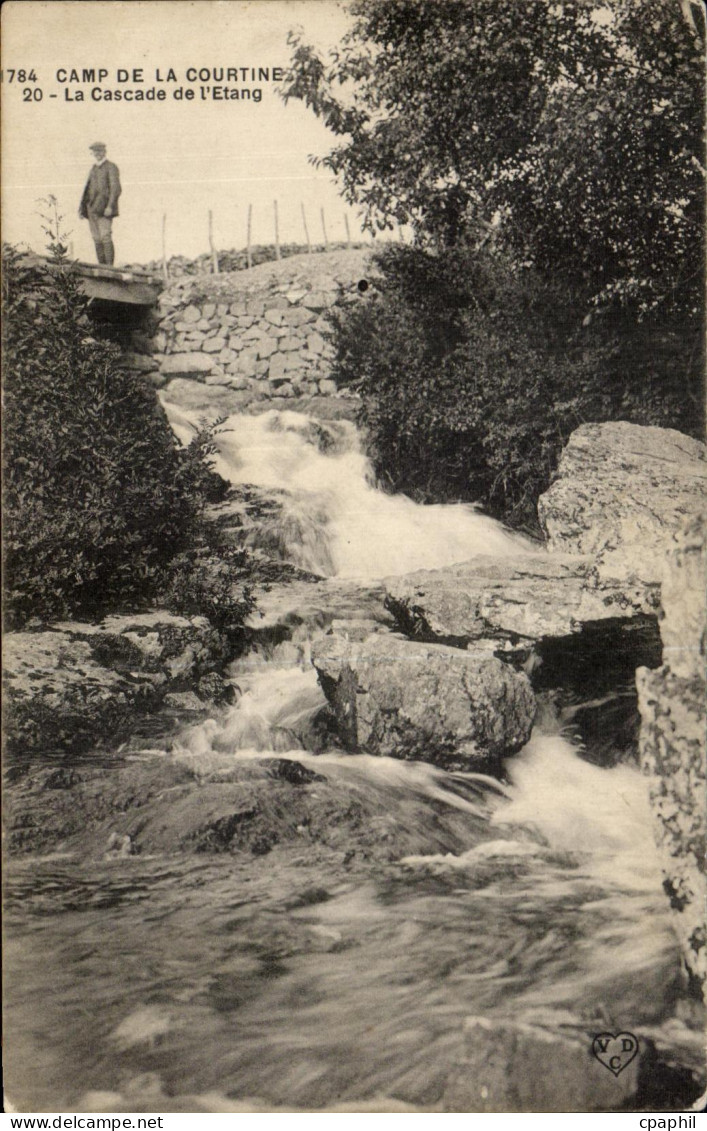 CPA camp De La Courtine La Cascade de I Etang