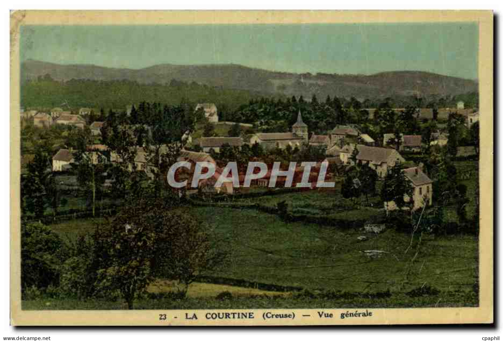 CPA Camp La Courtine Vue Generale