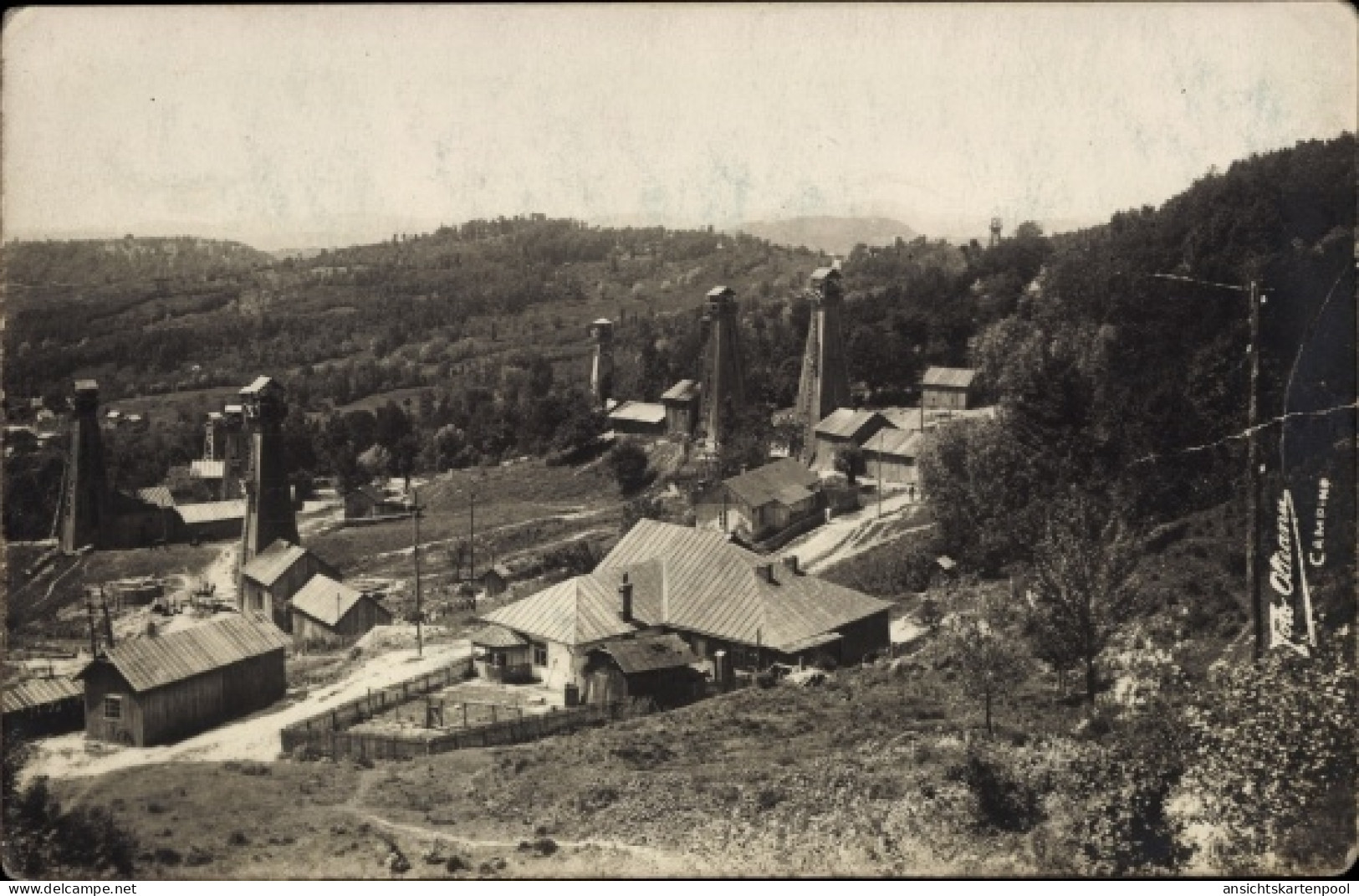 CPA Câmpina Rumänien, Teilansicht