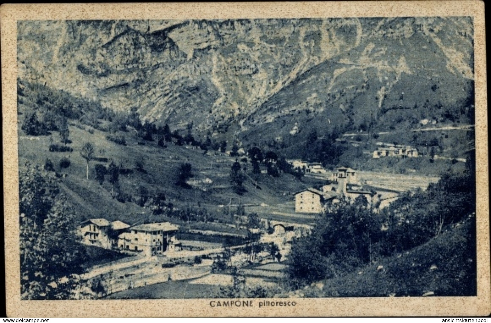 CPA Campone Pordenone Friuli Venezia Giulia, Totalansicht