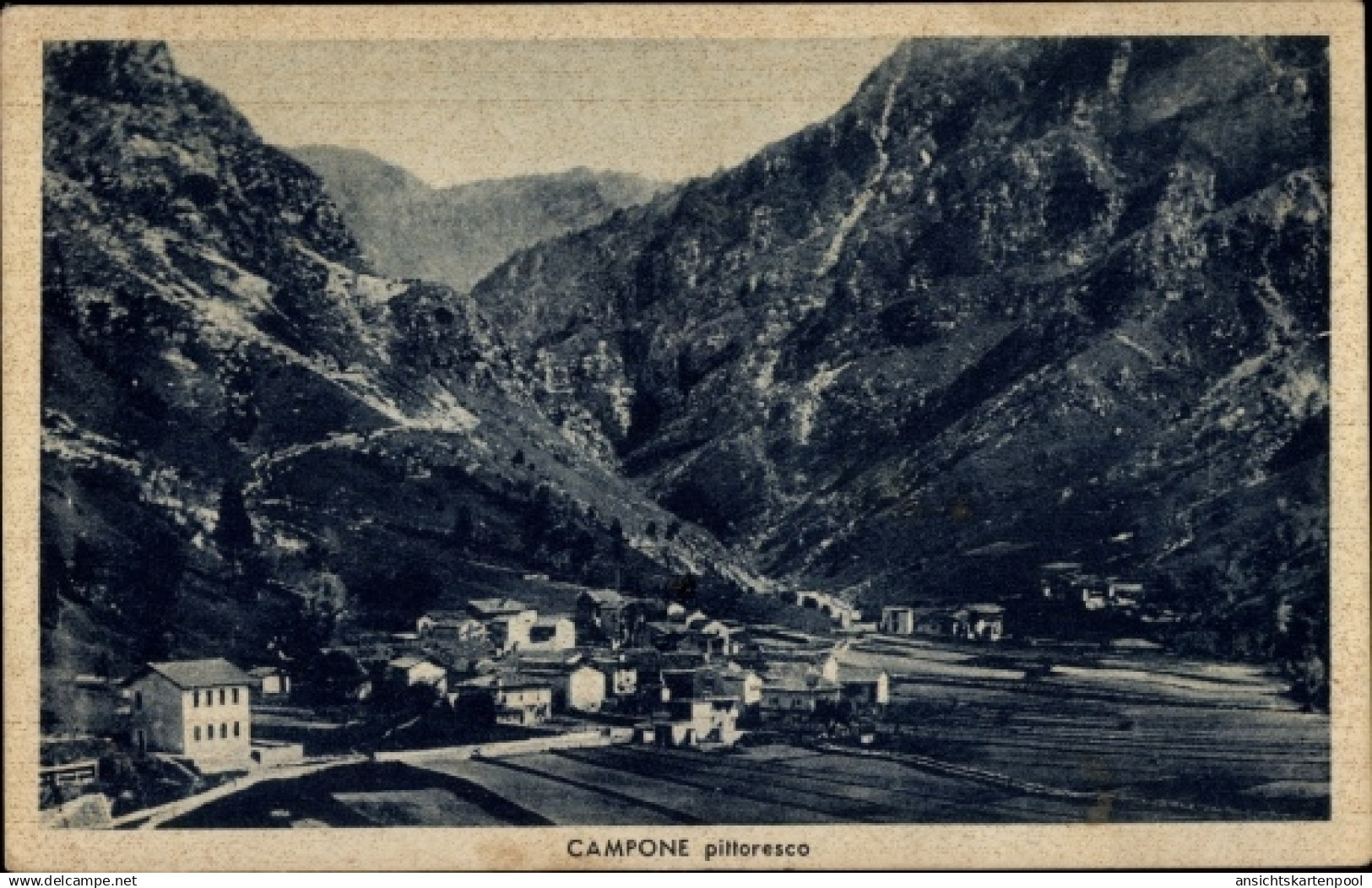 CPA Campone Pordenone Friuli Venezia Giulia, Totalansicht