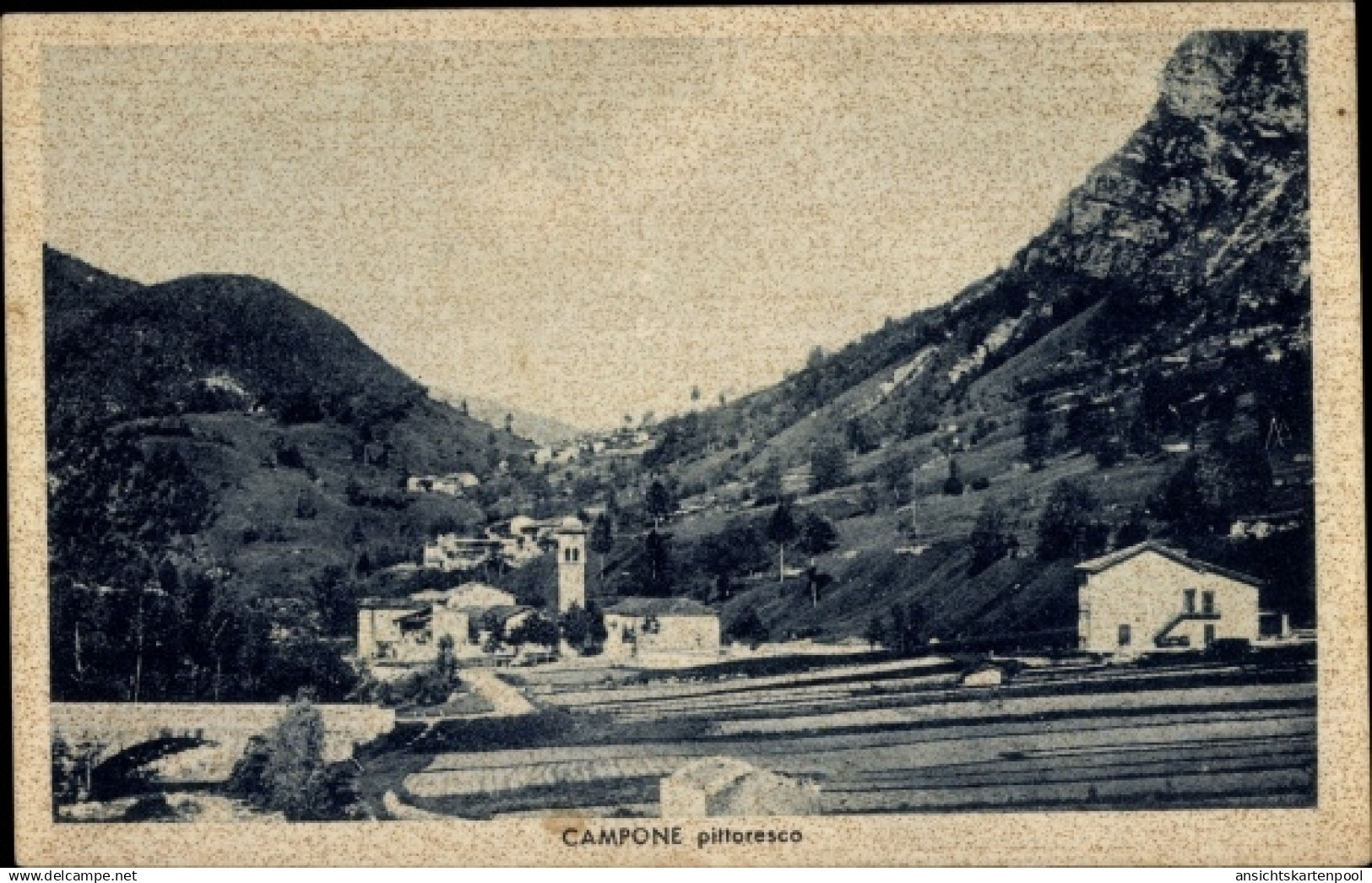 CPA Campone Pordenone Friuli Venezia Giulia, Totalansicht