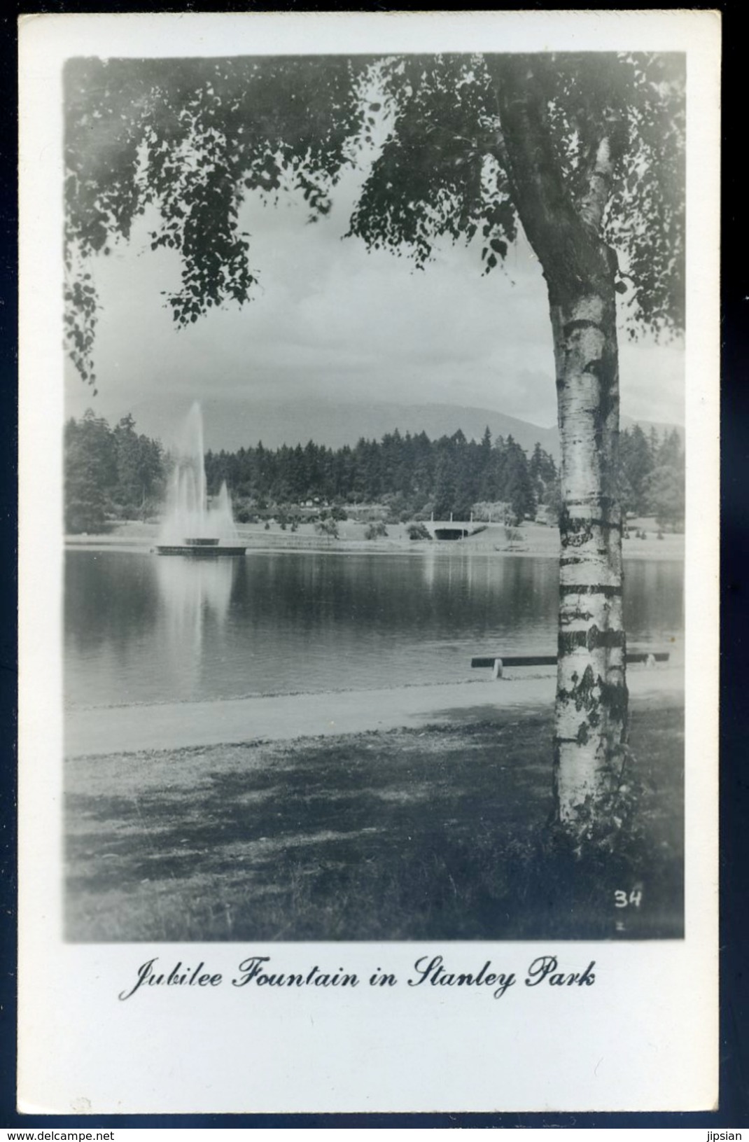 cpa Canada Colombie britannique Vancouver -- Jubilee Fountain in Stanley Park    NCL90