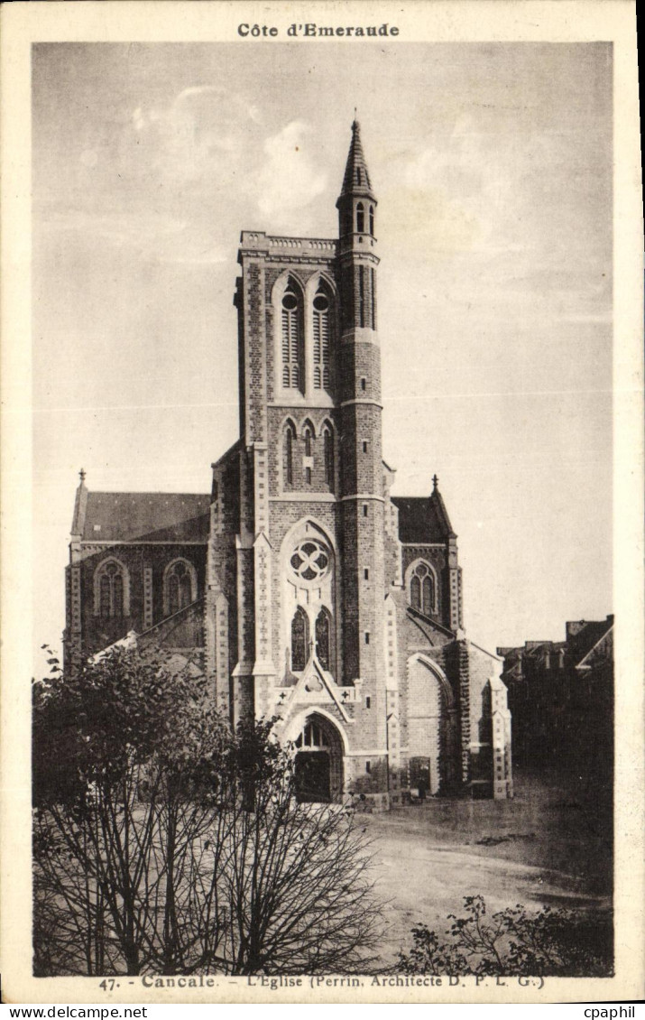 CPA Cancale L Eglise