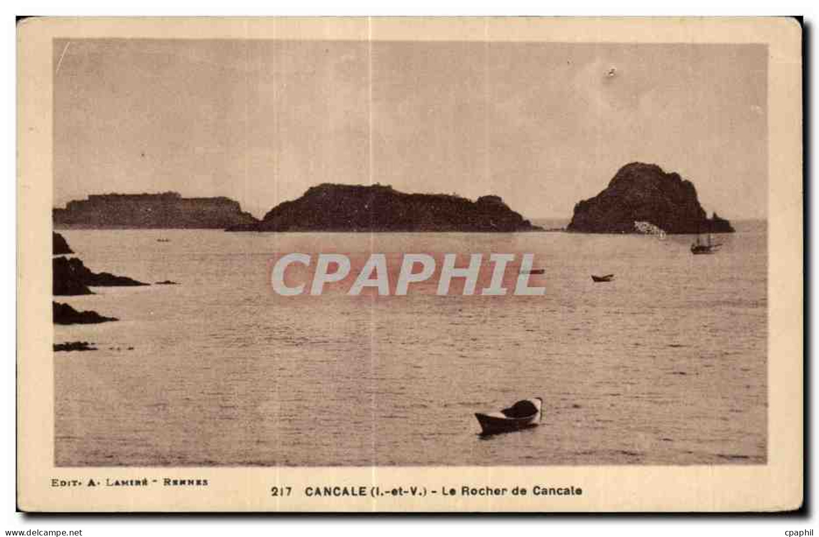 CPA Cancale Le Rocher de Cancale