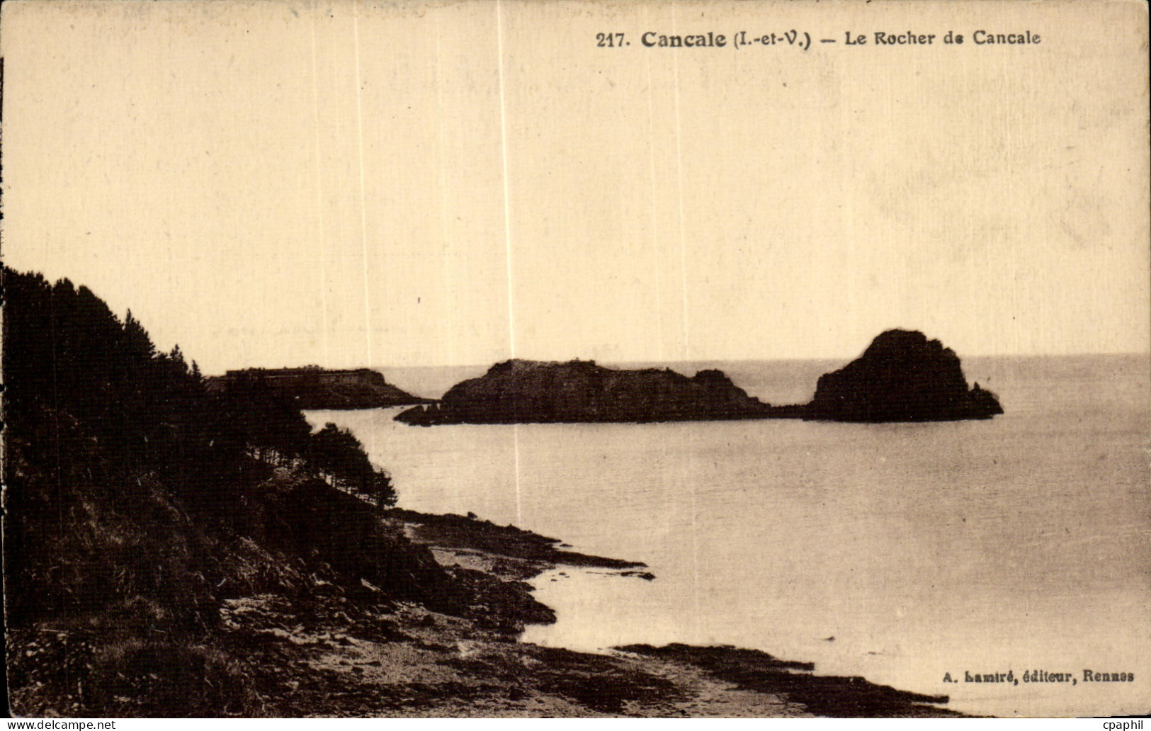 CPA Cancale Le Rocher de Cancale