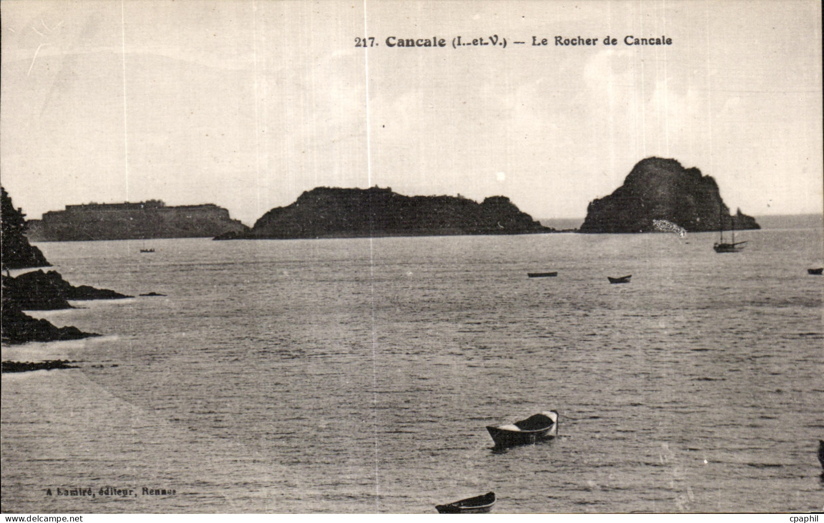 CPA Cancale Le Rocher de Cancale