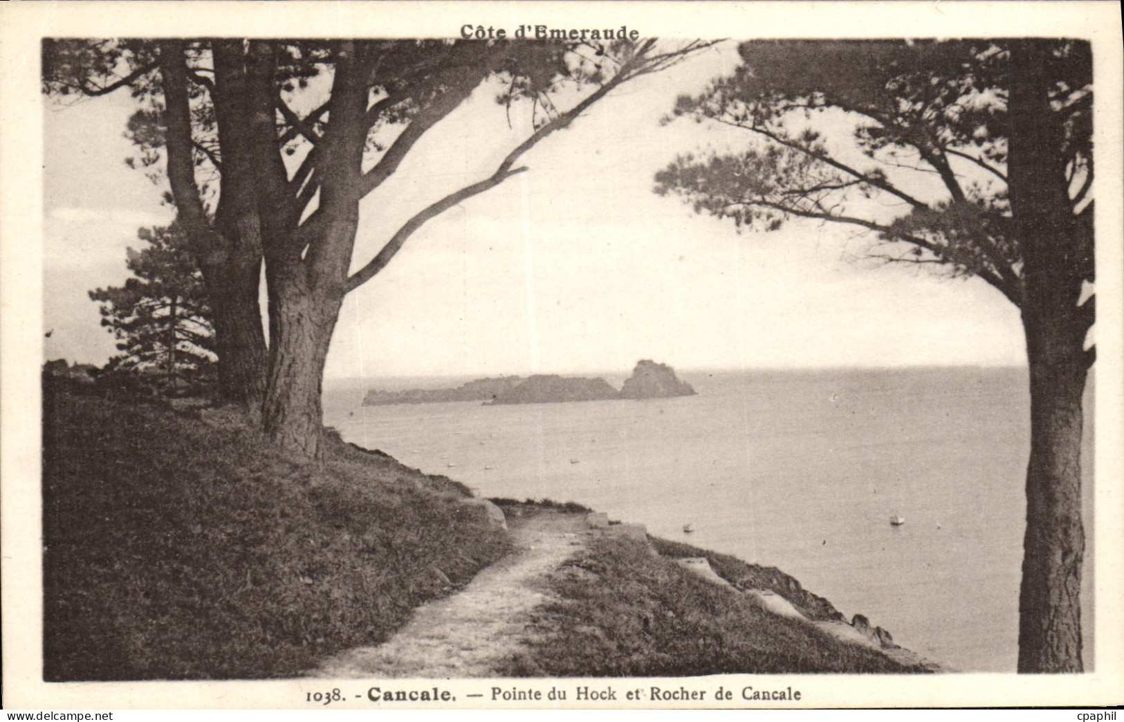 CPA Cancale Pointe du Hock et Rocher de Cancale