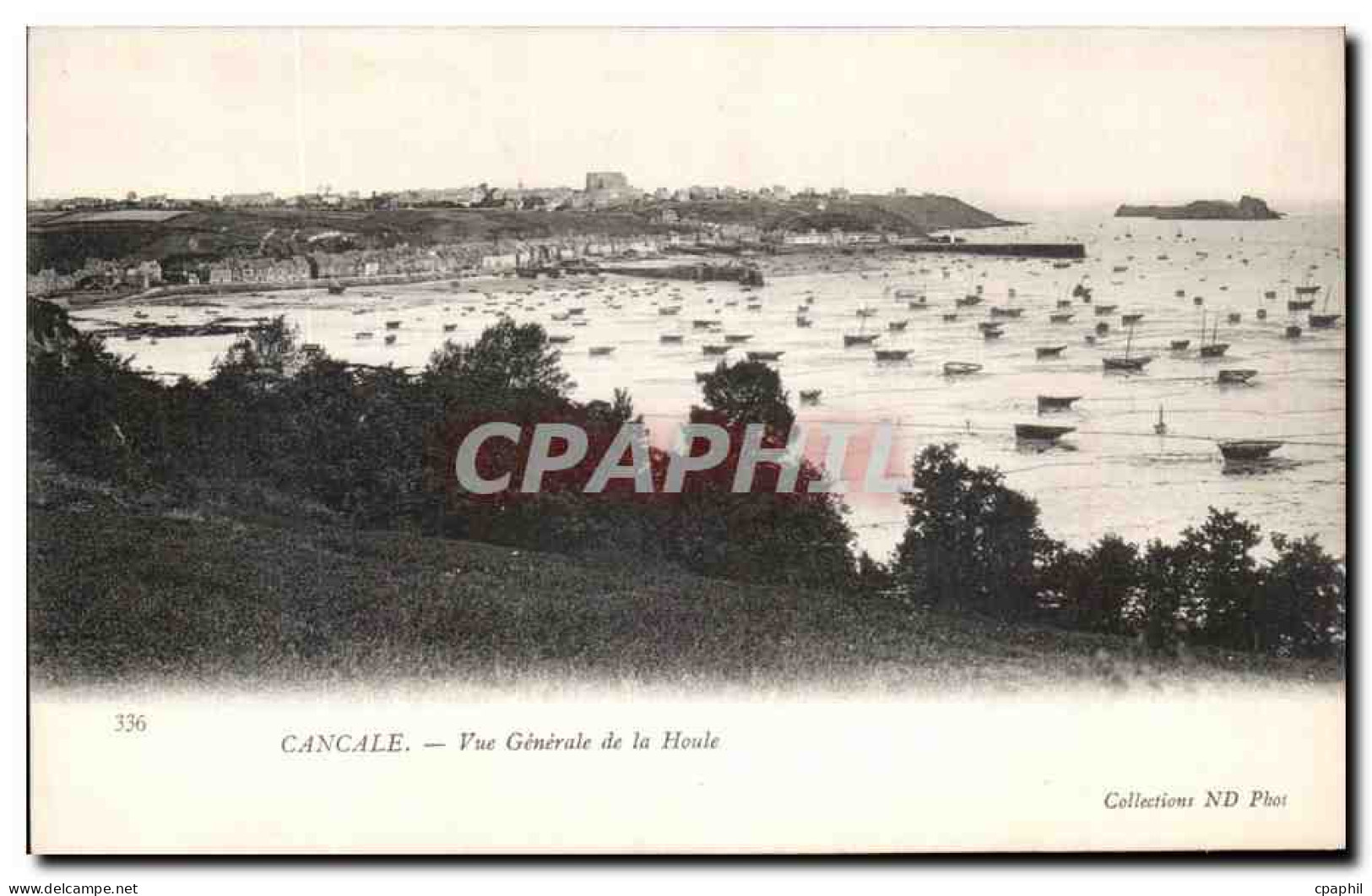 CPA Cancale Vue Generale de la Houte