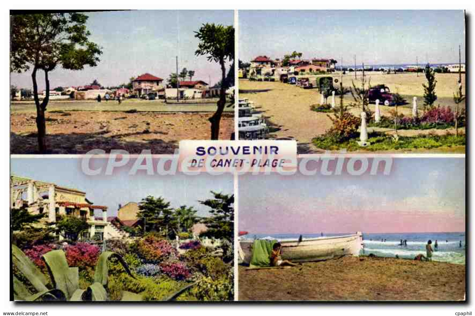 CPA Canet la Plage souvenir