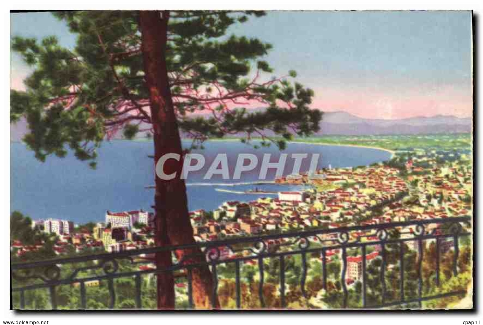 CPA Cannes A M vue prise Super Cannes