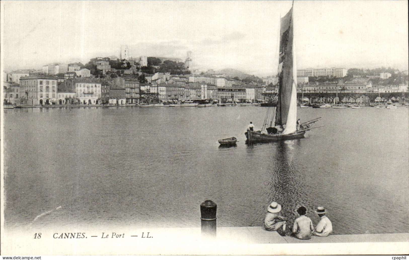 CPA Cannes Bateau