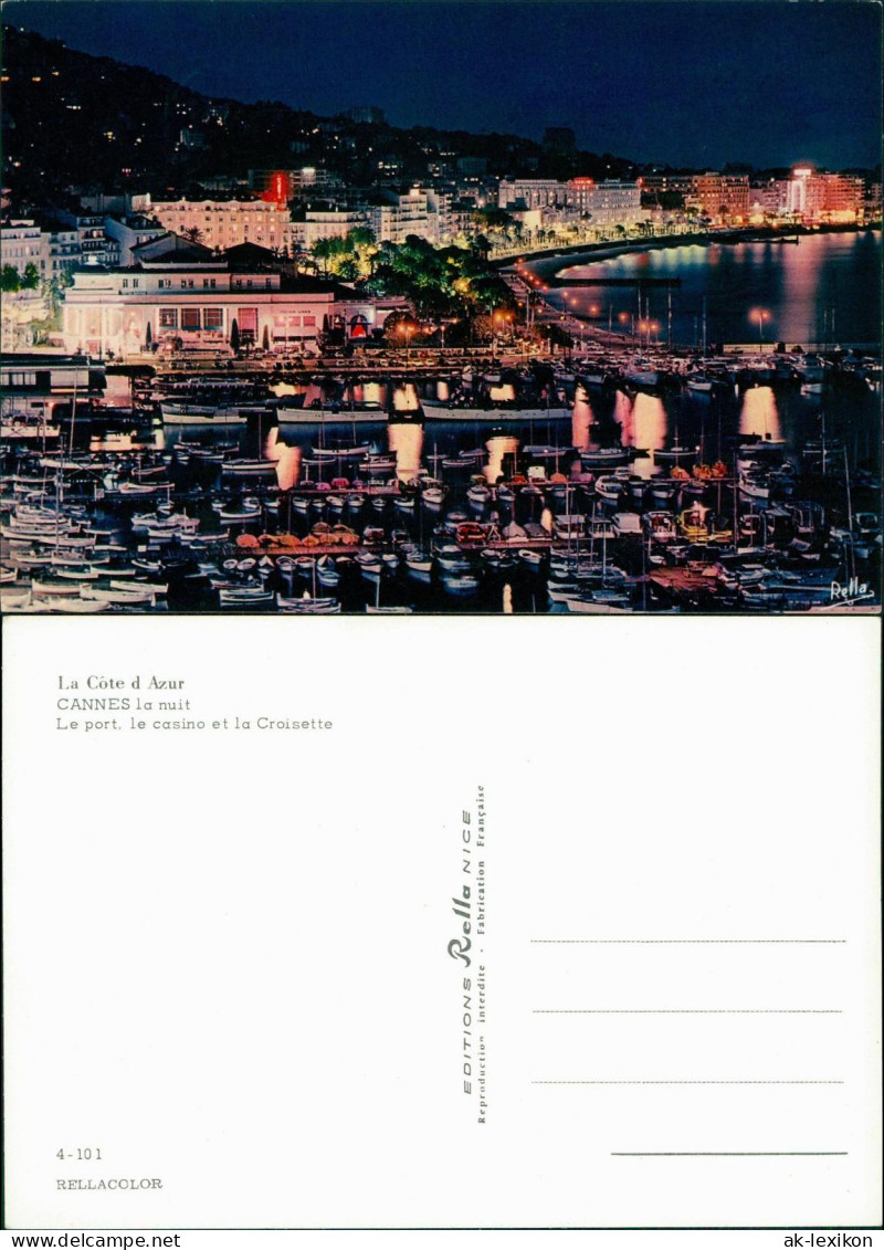 CPA Cannes Panorama-Ansichten Cannes - Hafen 1970