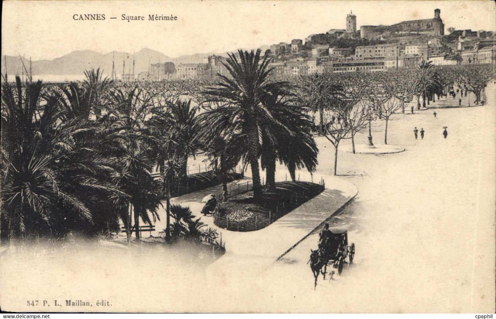 CPA Cannes Square Merimee