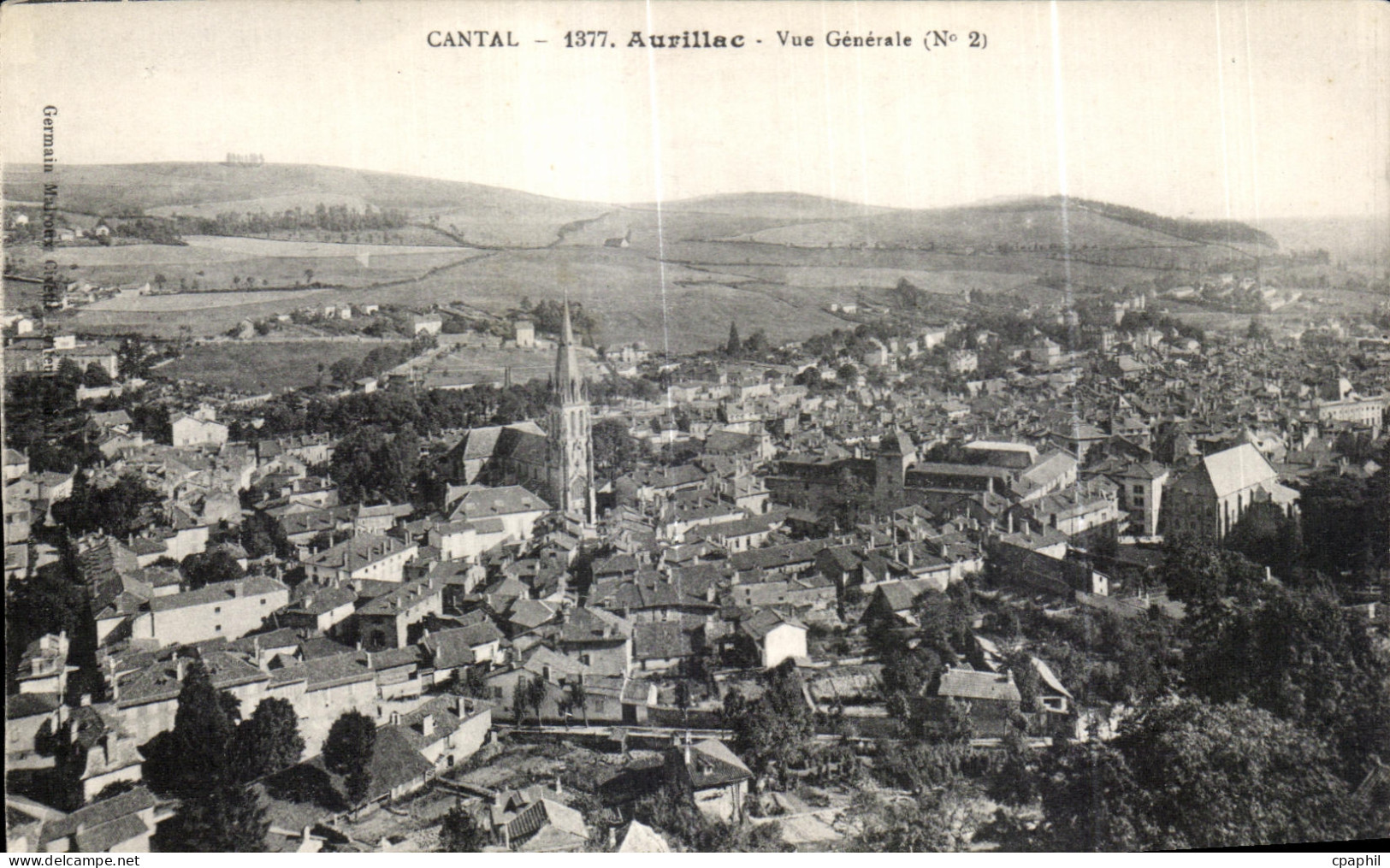 CPA Cantal Aurillac Vue Generale
