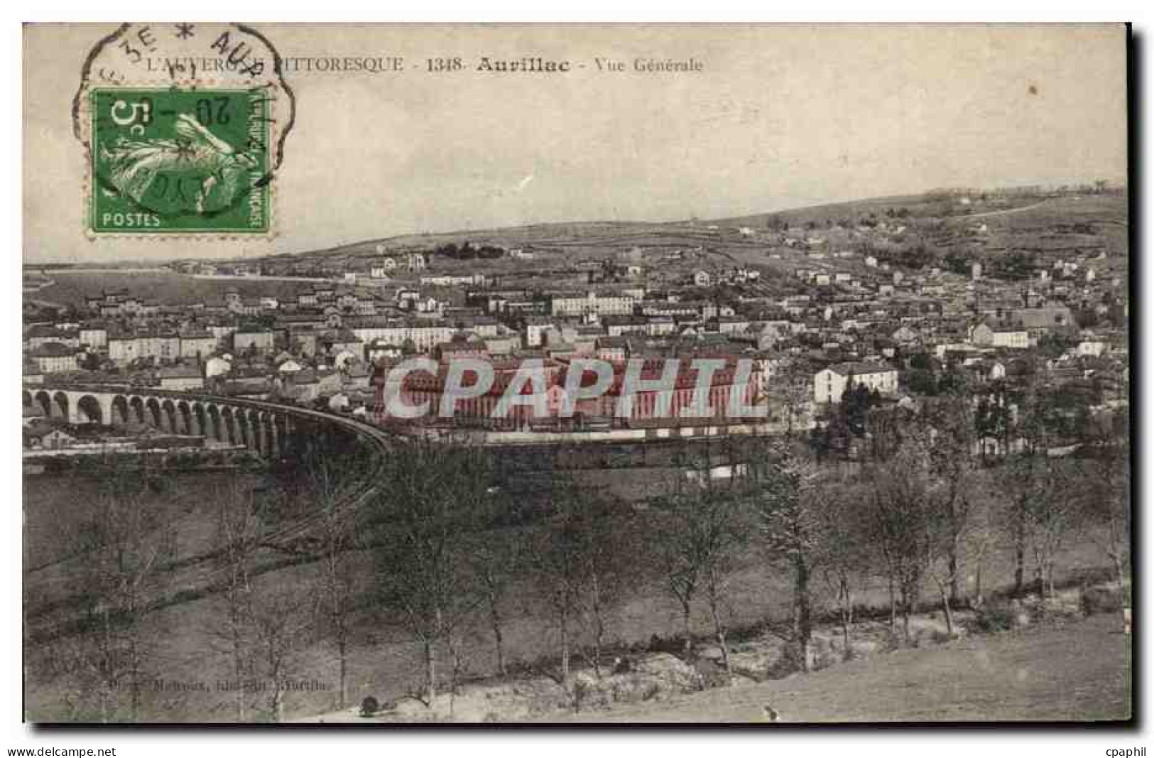 CPA Cantal Aurillac Vue generale