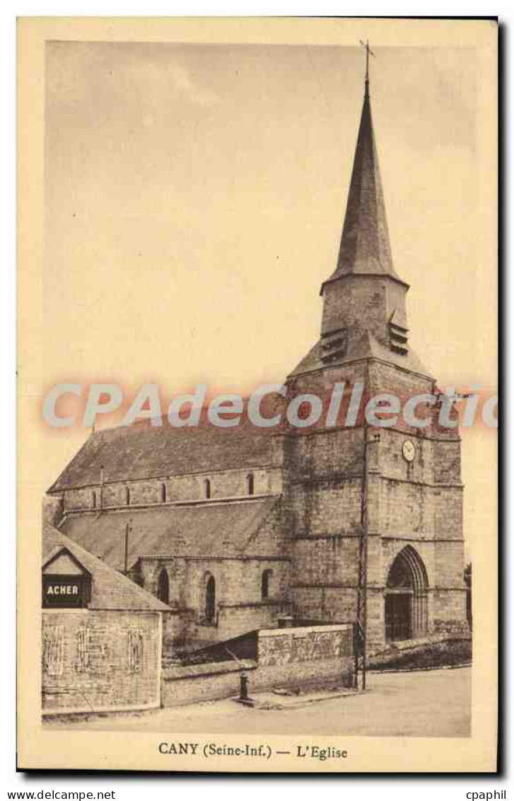 CPA Cany Seine Inf L'Eglise